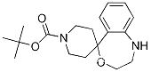 Molecular Structure of 1250991-79-7 (tert-butyl 2,3-dihydro-1H-spiro[benzo[e][1,4]oxazepine-5,4'-piperidine]-1'-carboxylate)